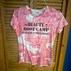 Beauty boot camp t shirt